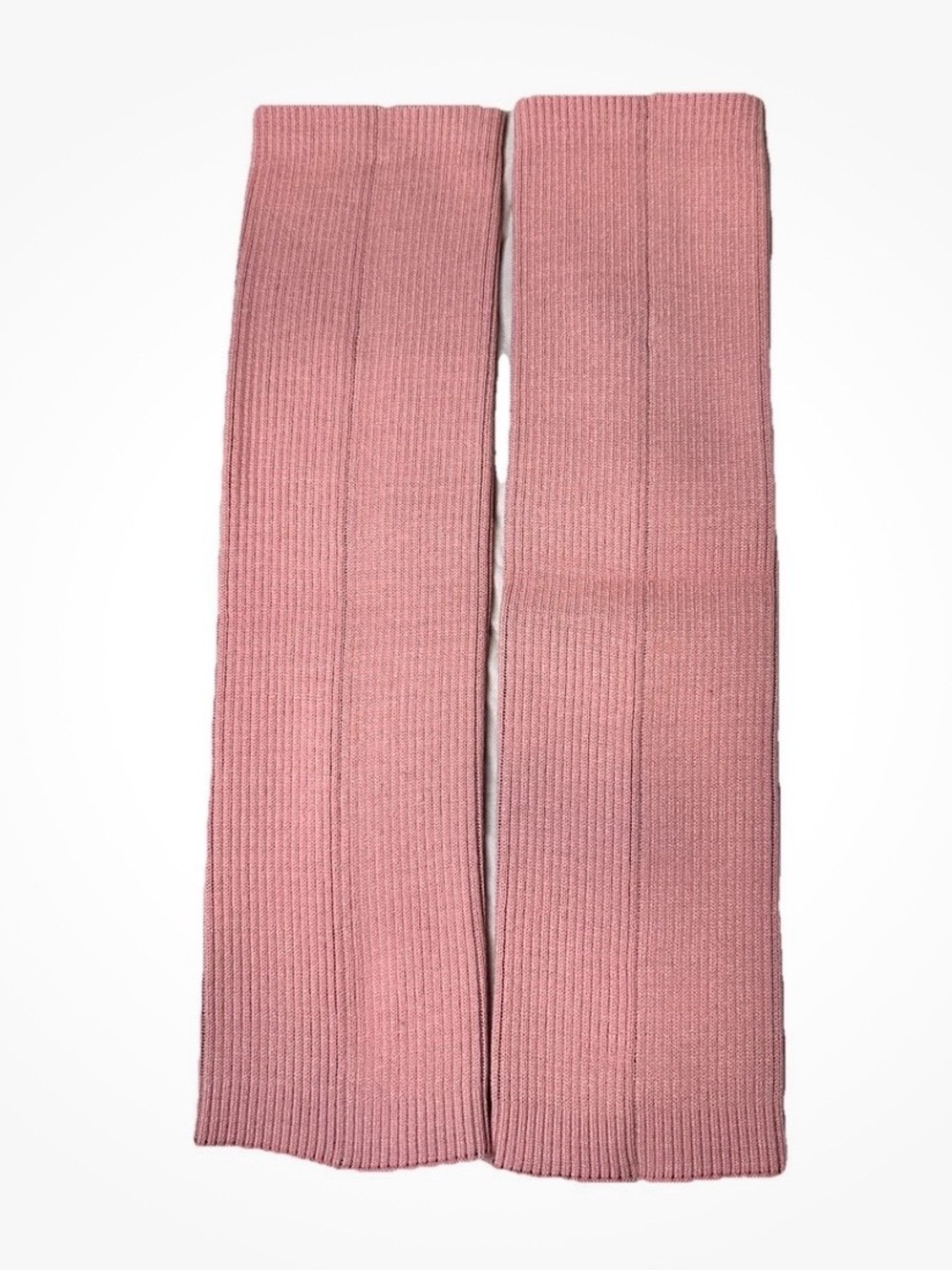 NEW CHANEL 24C Pink Leg Warmers🌸Black embroidered CHANEL logo. FULL SET - Picture 7 of 9
